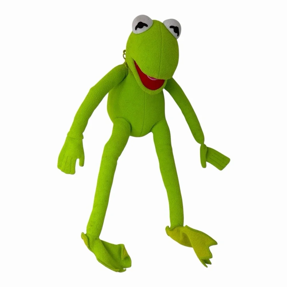 Disney Muppets Kermit the Frog Plush 16 Inch‎ Green Stuffed Animal Jim Henson